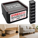 Iprimio Oversized Bed And Sofa Risers Square 3 Lift Heavy Duty 8 Pack Up To. Fixed Price $54.50.