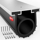 Jin&bao Garage Door Bottom Seal With Pre-drilled 16 Feet, Black-track Kit. Fixed Price $87.80.