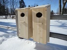 2-PACK Full Door Wood Duck Nest Box (white Cedar). Fixed Price $173.00.