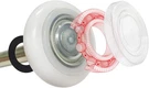 Ultra-life Max 2" Sealed 6200ZZ Bearing Nylon Garage Door Roller, 4" Stem, Pack. Fixed Price $39.95.