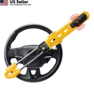 Steering Wheel Lock With 113DB Alarm, Electop Heavy Duty Anti-theft Yellow. Fixed Price $75.66.