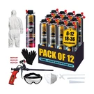 Spray Foam Insulation Kit For Walls & Attic -12 Pack .... Fixed Price $218.71.