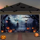 Preboun Halloween Garage Door Banner Large Hanging Backdrop Cover Hallo.... Fixed Price $29.49.