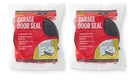 2 M-d Black Bottom Garage Door Durable Premium Rubber Seal Hardware Includ. 1PK. Fixed Price $47.49.