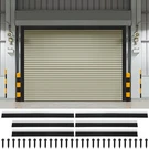 10 X 8 Ft Garage Door Brush Seal Kit, 3 Inch Roll Up With Aluminum .... Fixed Price $222.01.