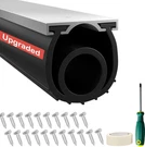 20FT Garage Door Bottom Seal With Aluminum Track - Weather Stripping Rubber. Fixed Price $111.88.