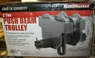 Haul Master 2 Ton Steel Push Beam Track Roller Trolley For Overhead Garage Hoist. Fixed Price $139.99.