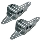 (pack Of 2) 18 Gauge Garage Door #2 Hinges, Predrilled Assorted Hole Combination. Fixed Price $11.99.
