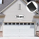 Magnetic Garage Door Windows Hardware Faux Pvc Fake Decorative Decals Kit. Fixed Price $33.14.