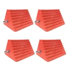 Premium 4 Pcs Heavy Duty Wheel Tire Chocks, Vehicle With Eyebolt For T.... Fixed Price $106.24.