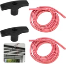 Pcs / 041A2828 Rope Handle Kit, Garage Emergency Release Pull Cor. Fixed Price $12.60.