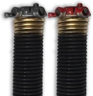 High-quality 2" X 35" Torsion Garage Springs Left & Right Wound, Gold Finish. Fixed Price $213.99.