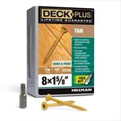Deck Plus 48411 Wood Screws #8 1-5/8", Tan, 1LB Box. Fixed Price $15.55.