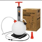 Ewk Vacuum Oil Extractor Pump, Portable Fluid Change 6L, Red. Fixed Price $69.99.