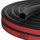 Alophoty 20 Ft Rubber Weather Stripping Door Seal, Shaped Automotive Weathe.... Fixed Price $23.48.
