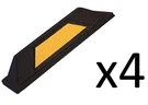 Qrri Technoflex Secure Qty 4 Parking Bumpers 20" Long. Fixed Price $99.99.