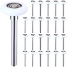Funtery 24 Pcs 2" Garage Door Rollers Quiet High Load Nylon Wheels For Track. Fixed Price $70.29.