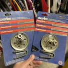 Qty 2-GENIE 3" Garage Door Pulley/hook Galvanized Steel Strap Axle Bolt. Fixed Price $14.99.