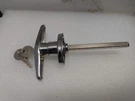 National Lock Garage Door T-handle Trunk Hutch Keyed 4 In Arm Chrome. Fixed Price $29.99.