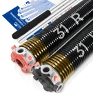 Yotoolgds Pair Of 2" Garage Door Torsion Springs Set With Nonslip Winding Bar.... Fixed Price $143.88.