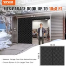 Garage Door Screen For Winter, 10X8FT, Easy Assembly. Fixed Price $58.05.