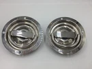 Lot Of 2 Hansen Stainless Steel D-ring HANDLE,5" Flush Mount,round,non-locking. Fixed Price $29.95.