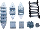 Garage Door Hinge And Roller Tune Up Kit For 8X7 Quiet Nylon Hardware. Fixed Price $44.07.