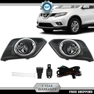 Pair Fog Light Driving Lamp+switch+bezel For Nissan Rogue 2014 2015 2016 Lh+rh. Fixed Price $22.18.