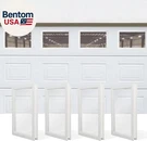 4 Pcs Garage Door Windows, Replacement Vinyl Inserts Kit With Uv Resista. Fixed Price $185.71.