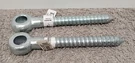 2 New Hillman Hardware Essentials Gate Large Screw Eyes Zinc Plated. 5/8"X5".. Fixed Price $17.99.
