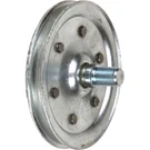Garage Door 4 Sheave Pulley With Stud (200LBS) 5/32" Cable Diameter 1". Fixed Price $15.95.