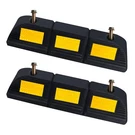 Parking Stopper For Garage Aid 2 Pack Block, Car Truck Curb Floor Par.... Fixed Price $43.35.