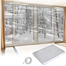 Patio Door Window Insulation For Winter - 87 118 Thicken Sealing Plastic.... Fixed Price $9.63.