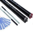 Mustgood Pair Of 2" Garage Door Torsion Springs With Non-slip Winding Bar&gloves. Fixed Price $89.52.