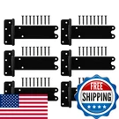 Wmebee 8 T-strap Shed Door Hinges 6 Pack Heavy Duty Tee 300 Lbs Capacit. Fixed Price $64.01.
