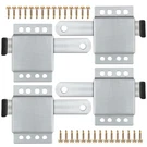 4 Pack Garage Door Lock With Self Tapping Screws, Heavy Duty Inside Dead.... Fixed Price $43.99.
