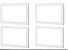 Tandefio 4 Pcs Garage Door Windows Vinyl Inserts CLO2198 Uv Resistant. Fixed Price $99.99.