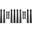 Durable Black Magnetic Door Hardware Kit For 2-CAR Garages Easy Install. Fixed Price $42.69.