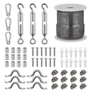 Turnbuckle Wire Tensioner 150FT 1/16" Stainless Steel Cable String Light Hang.... Fixed Price $33.14.