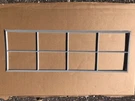 Garage Door Window Insert, Wayne Dalton, Sonoma, Stockton 8 Lite, Gray. Fixed Price $39.95.